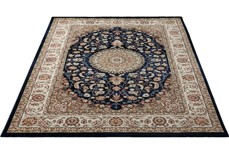 Dubai Medallion Wiltonmatta 280x380 cm - Blå — KM Home