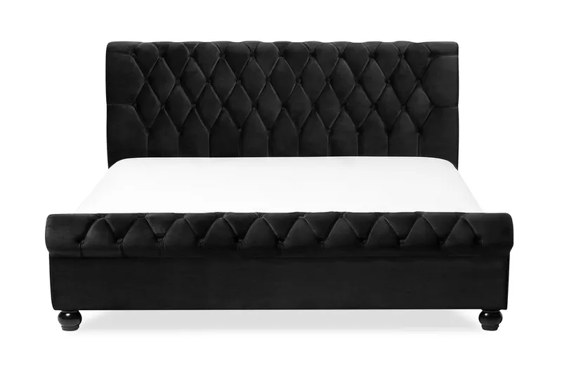 Dubbelsäng Avallon 140\|200 cm - Svart — Bedly