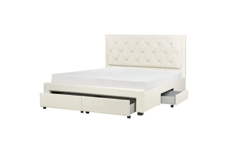 Dubbelsäng Lievin med förvaring 180x200 cm - 180x200 cm — 180x200 cm