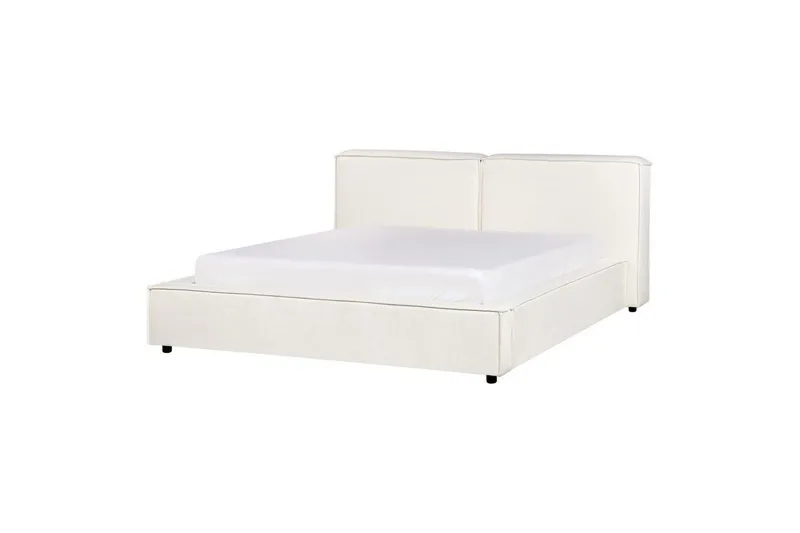 Dubbelsäng Linards med lamellram Vit, 160x200 cm - Vit, 160x200 cm — Vit, 160x200 cm