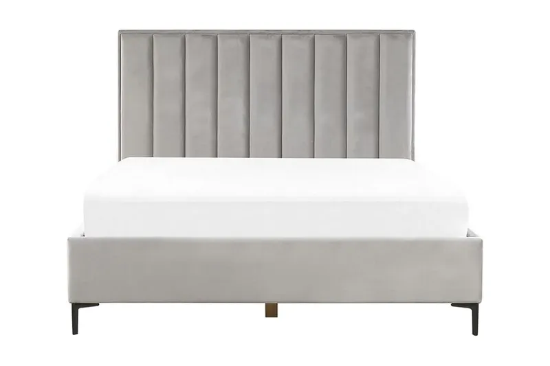 Dubbelsäng med förvaring 180x200 cm SEZANNE - Grå — Grå