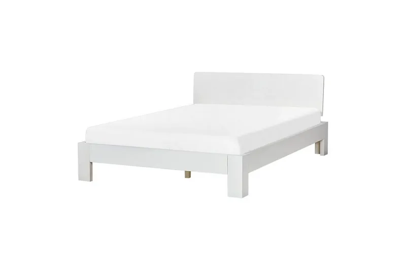 Dubbelsäng Royan med lamellram Vit, 140x200 cm - Vit, 140x200 cm — Vit, 140x200 cm