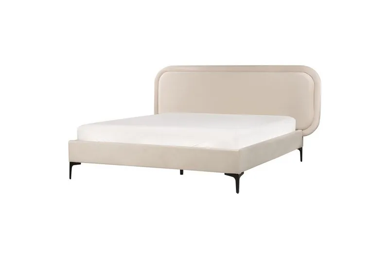 Dubbelsäng Suzette med lamellram Ljusbeige, 160x200 cm - Ljusbeige, 160x200 cm — Ljusbeige, 160x200 cm