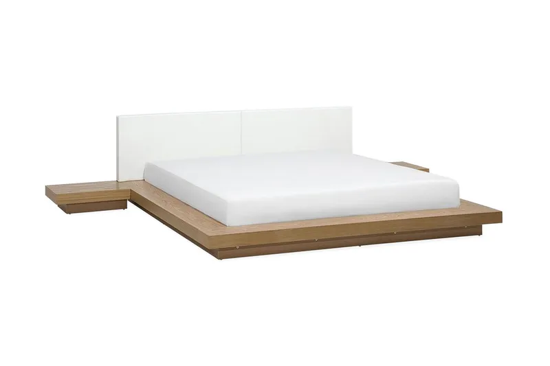 Dubbelsäng Zen 160\|200 cm - Trä|Natur — Bedly