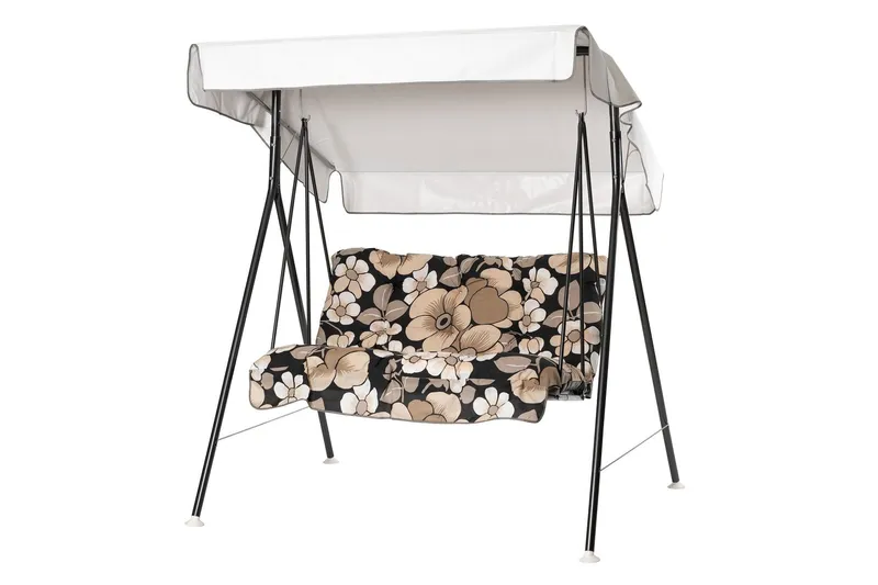 Duetto Komplett Hammock 130 cm - Grå/Blommig (Art.nr 3076710) — Varax