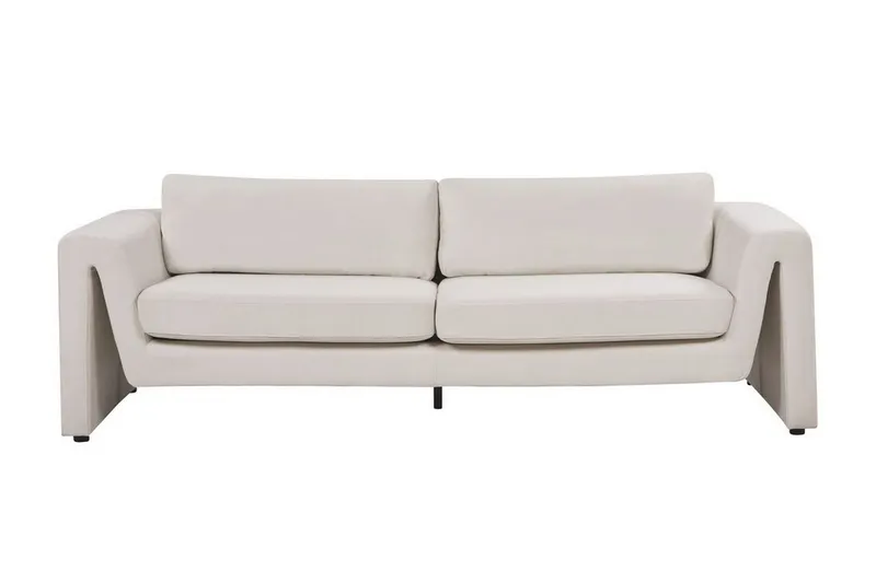 Durran Soffa 3-sits - Beige/Svart (Art.nr 3069892) — Beige/Svart
