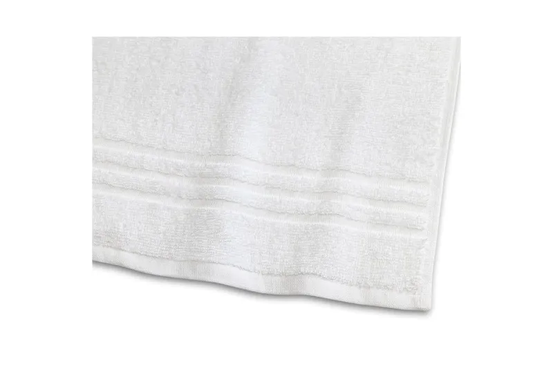 Duschhandduk Basic Frotté 65 x 130 cm - Vit — Vit