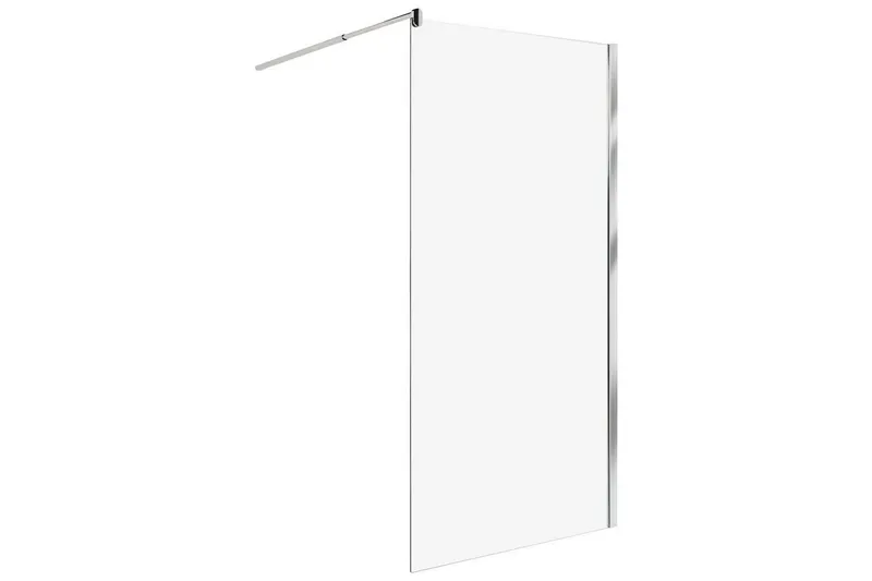 Duschskärm Ahaus Transparent/Silver, 100x100x190 cm - Transparent/Silver, 100x100x190 cm — Transparent/Silver, 100x100x190 cm