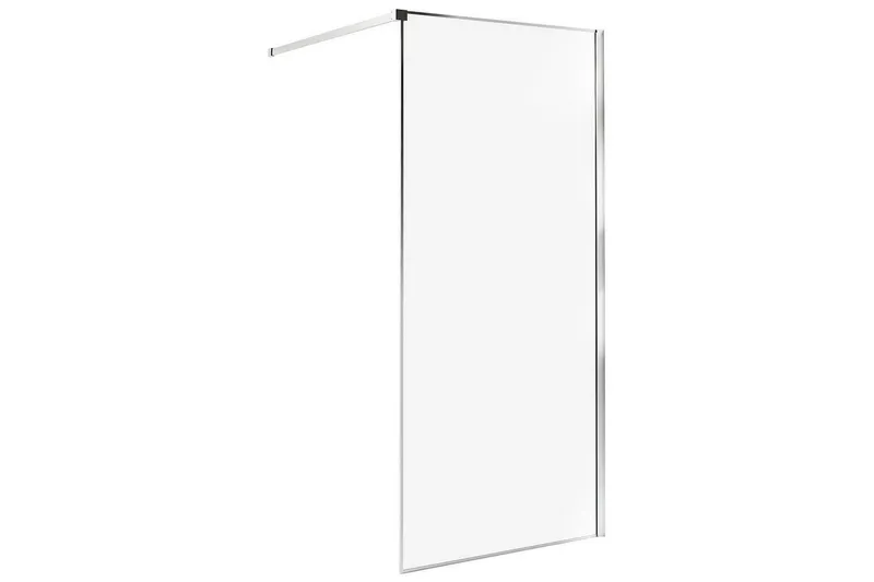 Duschskärm Waspam Transparent/Silver, 90x90x190 cm - Transparent/Silver, 90x90x190 cm — Transparent/Silver, 90x90x190 cm