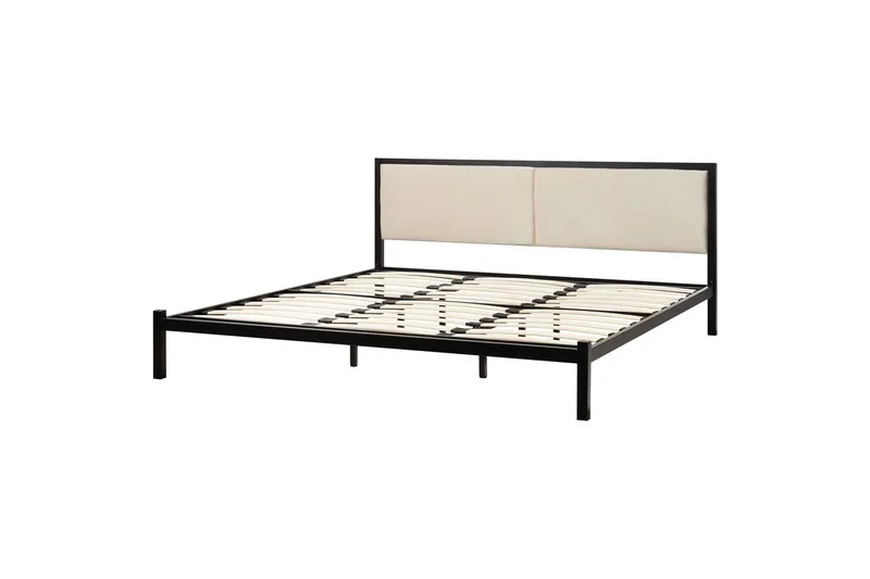 Dwan Sängram 180x200 cm - Svart/Beige — Svart/Beige