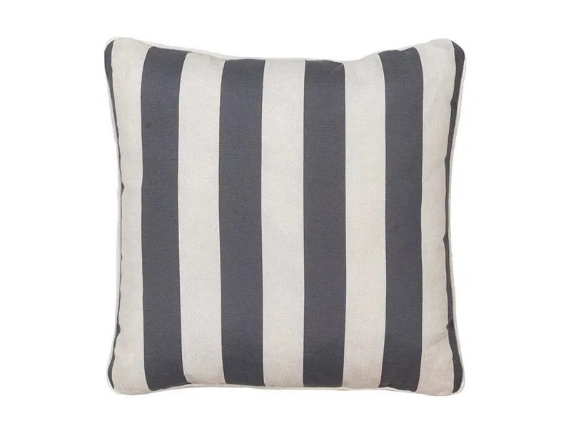 Dyna Hillerstorp Prydnadskudde 50x50 cm - Gråbeige randig — Hillerstorp