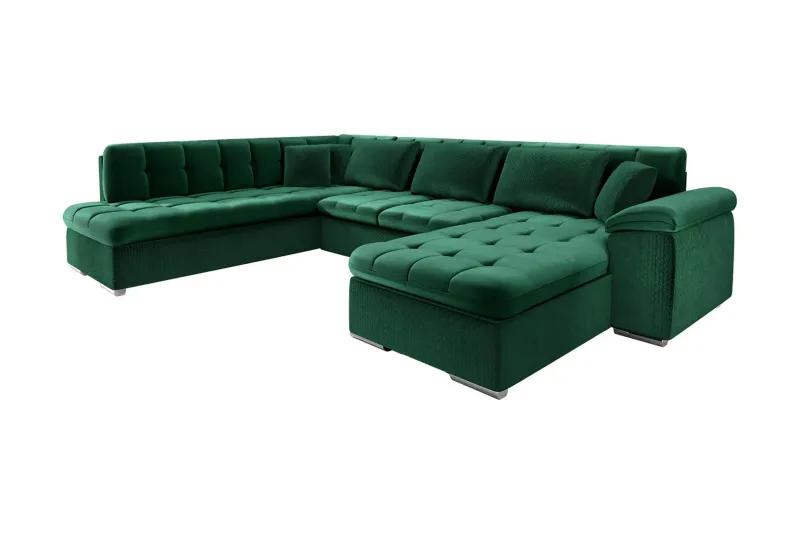 Dynir Bäddsoffa Divan Höger - Mörkgrön (Art.nr 825966) — Mörkgrön