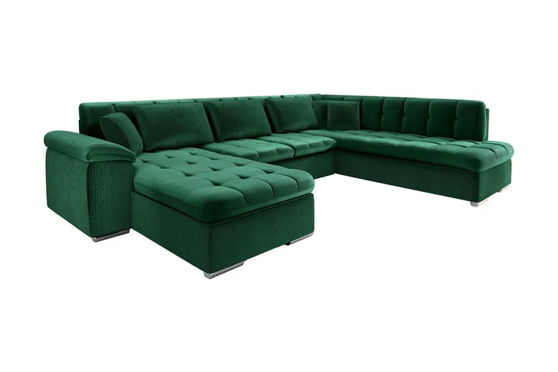 Dynir Bäddsoffa Divan Vänster - Mörkgrön (Art.nr 825656) — Mörkgrön