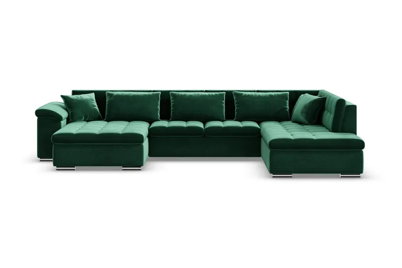 Dynir Bäddsoffa Divan Vänster - Mörkgrön (Art.nr 825511) — Mörkgrön