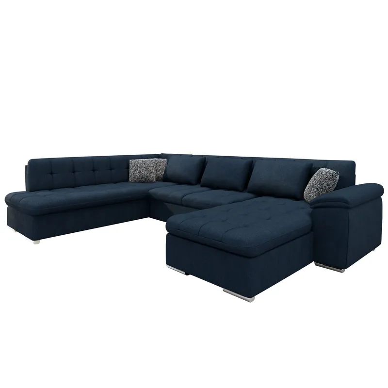 Dynir Bäddsoffa med Divan och Schäslong 5-sits - Blå (Art.nr 3111396) — Blå