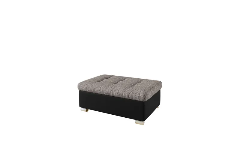 Dynir Fotpall 70 cm - Svart/Brun/Beige — Svart/Brun/Beige