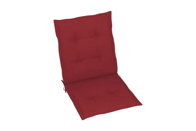 Dynor för trädgårdsstolar 2 st vinröd 100x50x4 cm - Röd — Be Basic