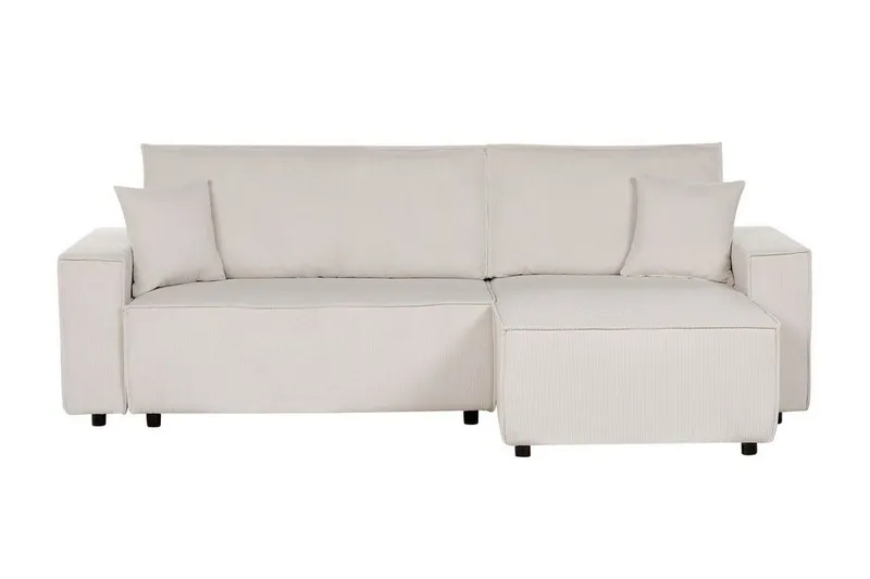Dyshawn Hörnbäddsoffa 2-sits - Vit/Svart (Art.nr 3070084) — Vit/Svart