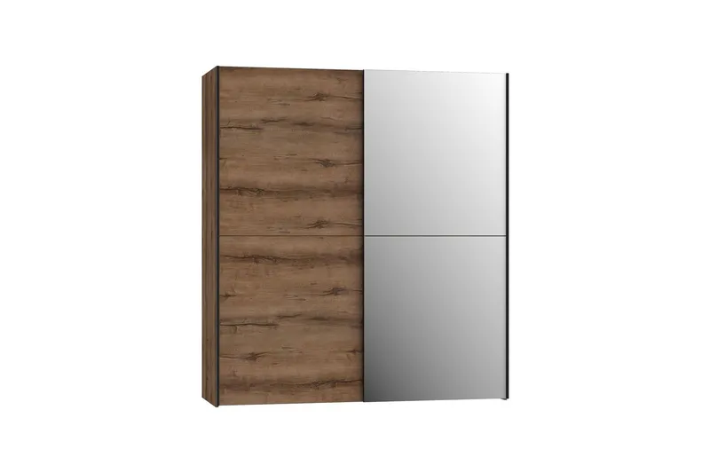 Edessa Garderob 62x171 cm - Brun/Svart — Brun/Svart