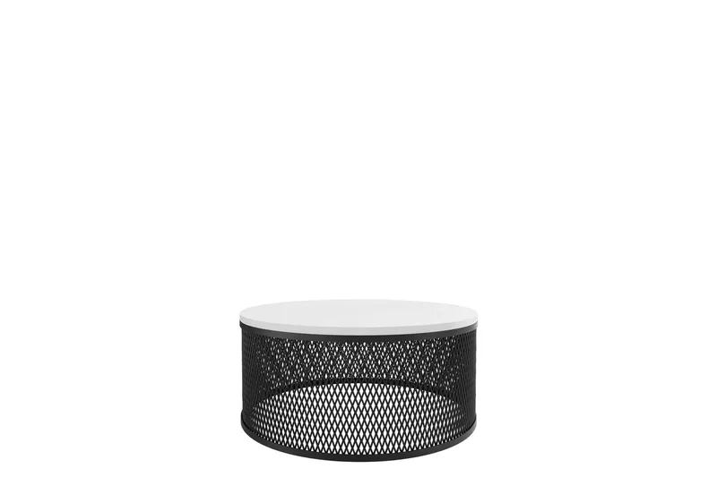 Elani Soffbord 58 cm - Svart/Vit — Svart/Vit