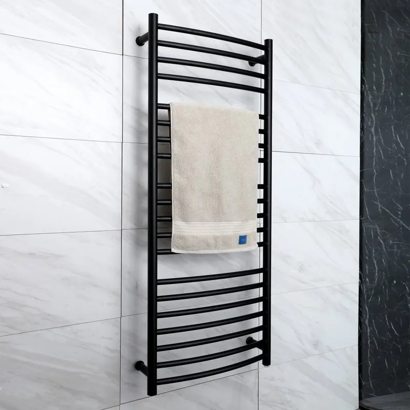 Elektrisk handdukstork 52x126x12,5cm | 9001 | Svart — Lyfco
