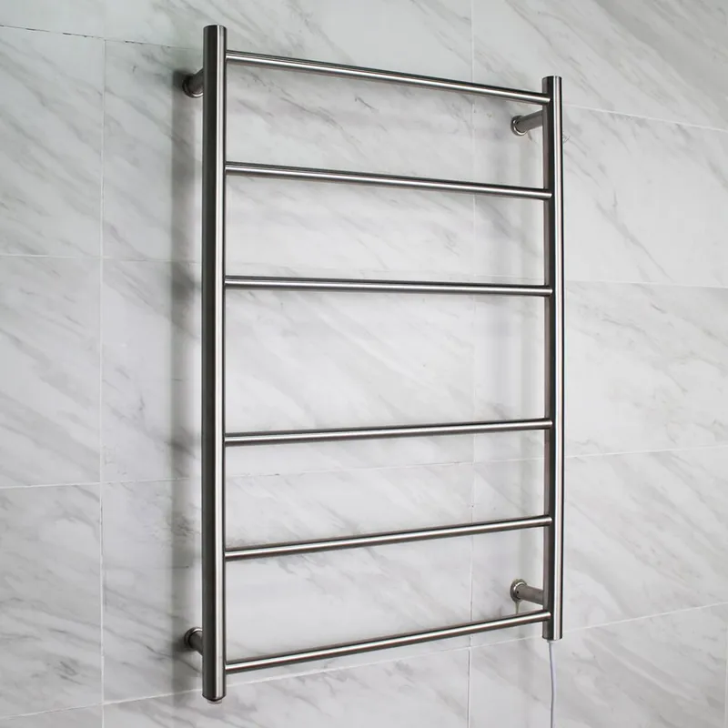Elektrisk handdukstork 60x90x12cm | Borstat stål | OH-007 — Lyfco