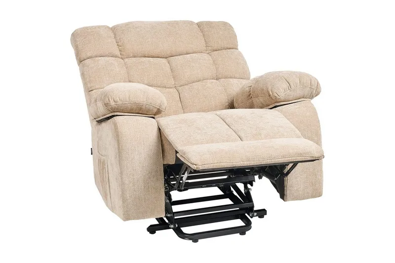 Elektrisk reclinerfåtölj Ares Beige - Beige — Beige