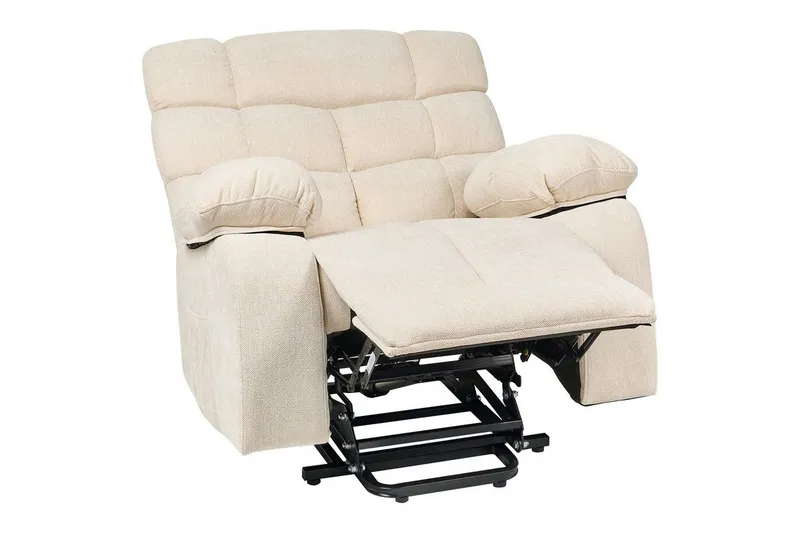 Elektrisk reclinerfåtölj Ares Ljusbeige - Ljusbeige — Ljusbeige