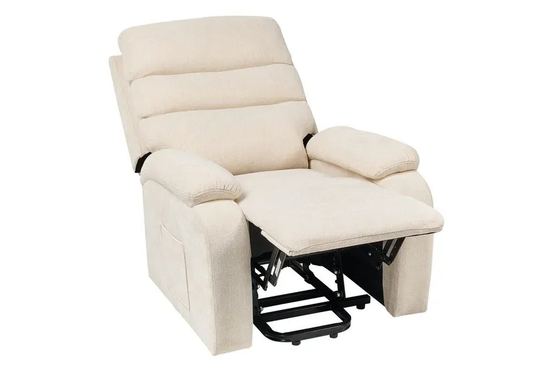 Elektrisk reclinerfåtölj Rise Ljusbeige - Ljusbeige — Ljusbeige