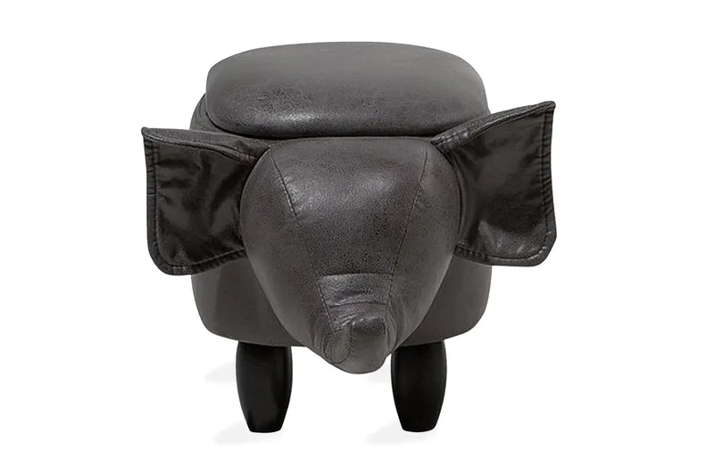 Elephant Sittpuff 70 cm - Grå — Grå