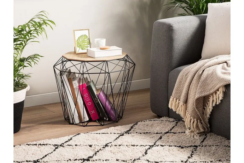 Elida Sidobord 43 cm - Trä/Natur — Trä/Natur