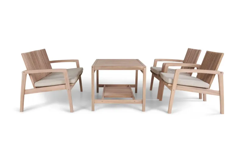 Elkest Loungegrupp Utomhus - Beige — deNoord