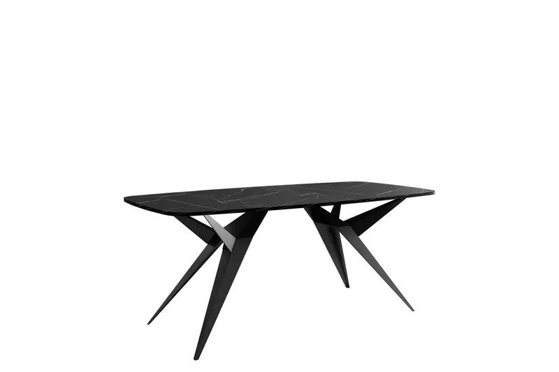 Elvora Matbord 160 cm Rektangulär - Svart (Art.nr 3116533) — Svart