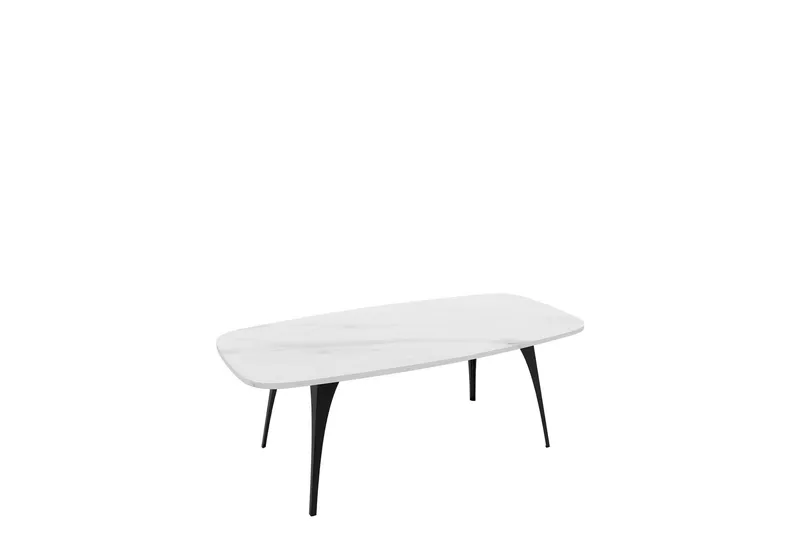 Elwyn Soffbord 120 cm - Svart/Vit (Art.nr 3067980) — Svart/Vit