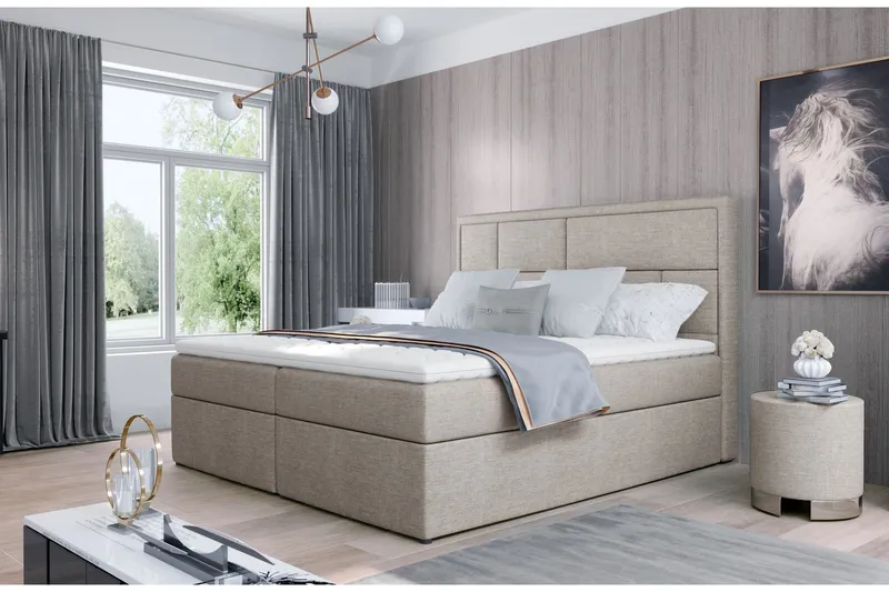 Emeron Sängpaket 140x200 cm - Beige (Art.nr 1025941) — Beige