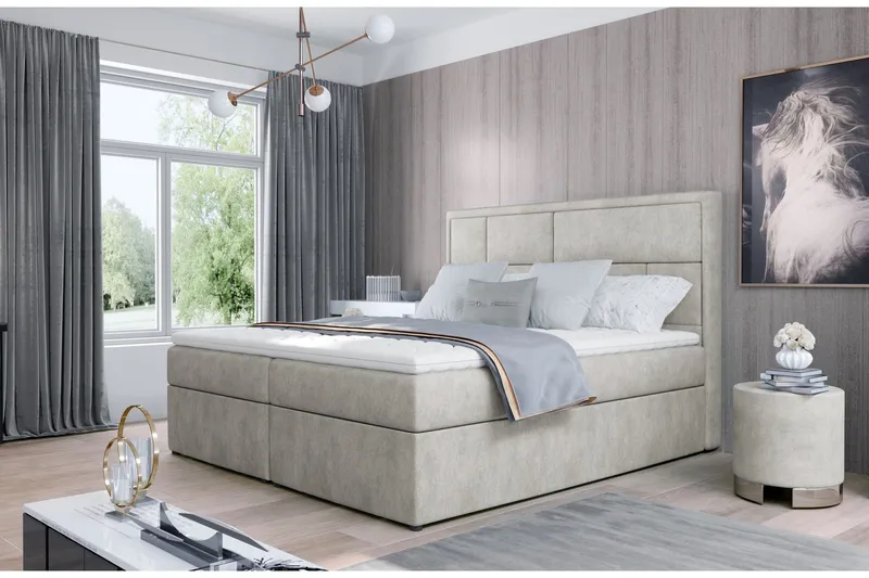 Emeron Sängpaket 140x200 cm - Beige (Art.nr 1025916) — Beige