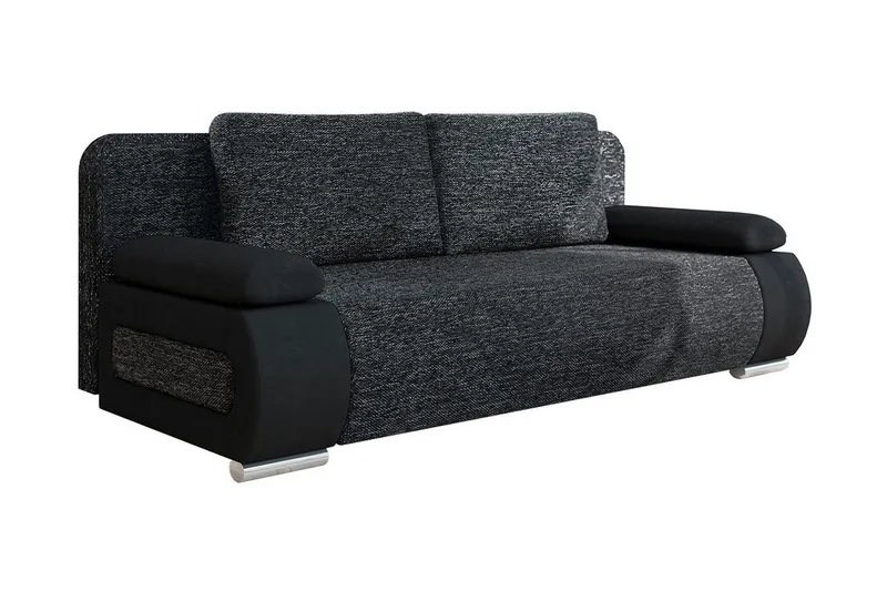Emma Bäddsoffa 200x94x76 cm - Svart/Grå — Svart/Grå