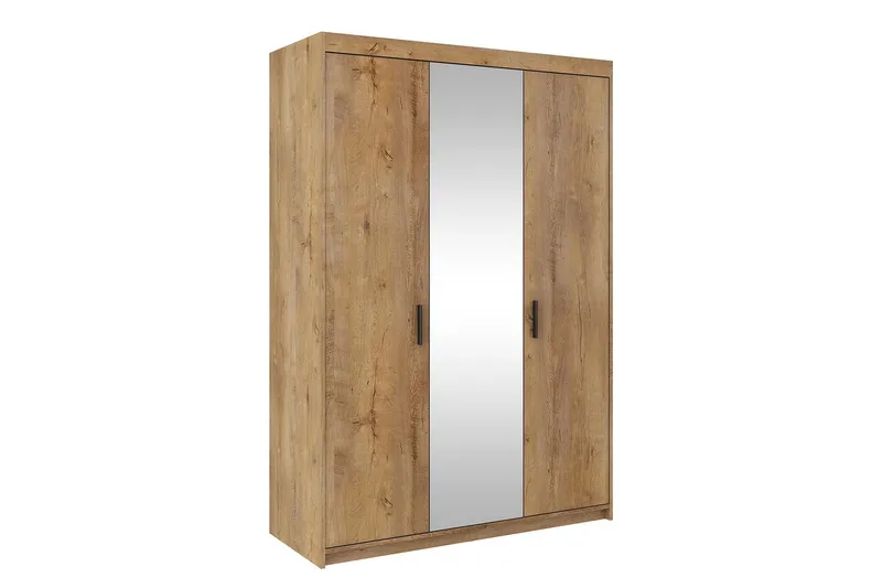 Enzenauer Garderob med Spegel 133 cm LED-belysning - Trä/natur (Art.nr 778788) — Trä/natur