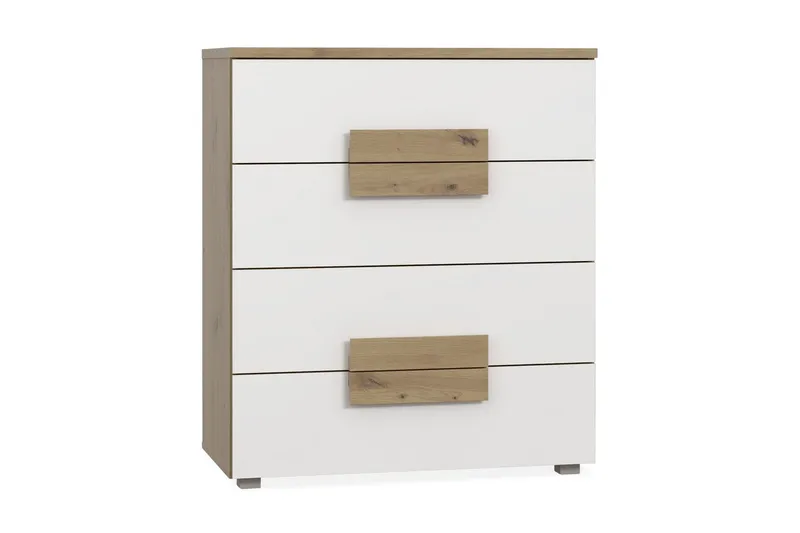 Eochar Byrå 80 cm - Brun/Vit — Brun/Vit