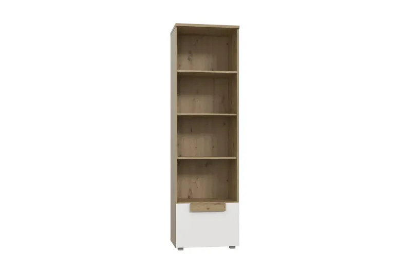 Eochar Hylla 55 cm - Brun/Vit — Brun/Vit