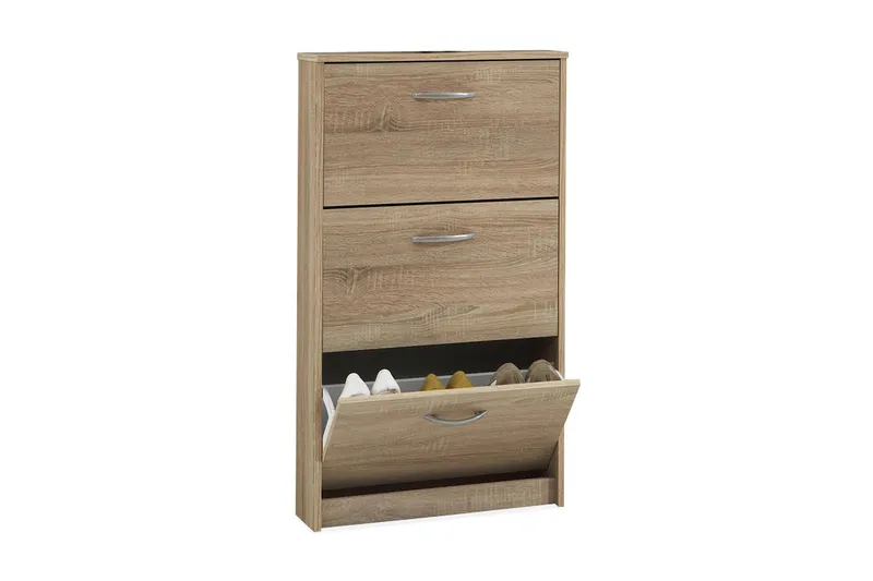 Erida Skoskåp 59 cm Låg - Ek — Scandinavian Choice