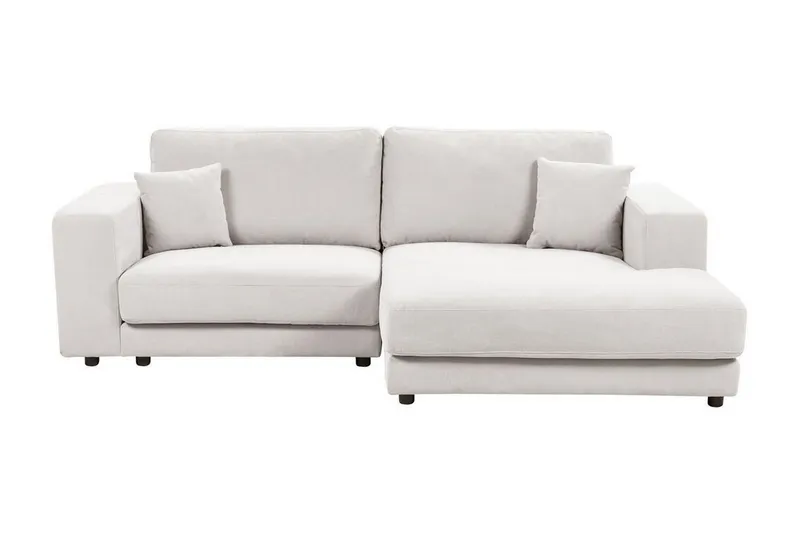Ersi Soffa med Divan 3-sits - Vit/Svart (Art.nr 3070746) — Vit/Svart