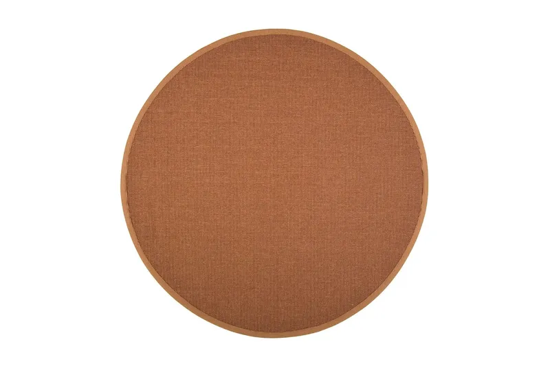 Esmeralda Matta Rund 200 cm Koppar - Vm Carpet — VM Carpet