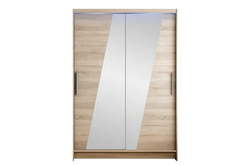 Estella Garderob med Spegel 120x200 cm - Beige (Art.nr 3067653) — Beige