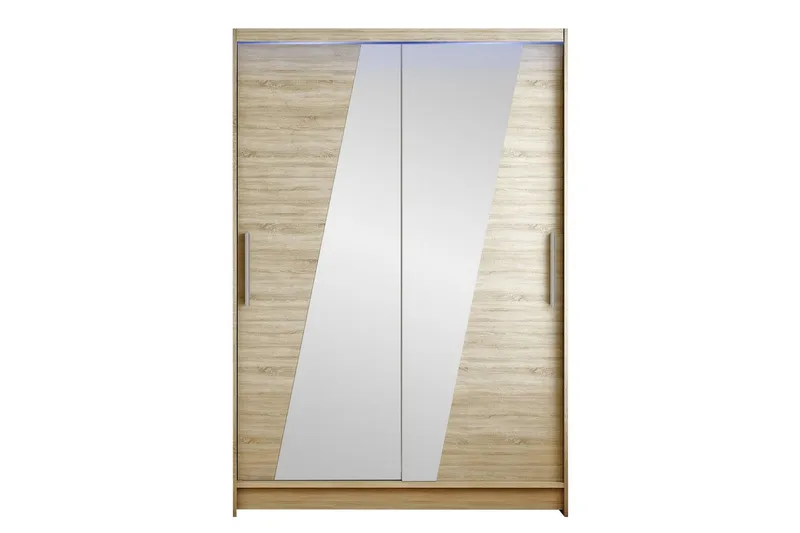 Estella Garderob med Spegel 120x200 cm - Beige (Art.nr 3067724) — Beige