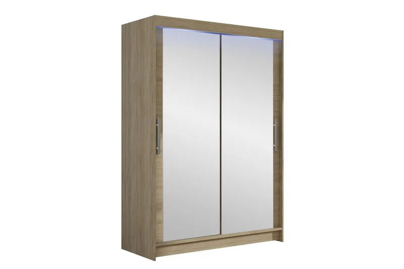 Estella Garderob med Spegel 120x200 cm - Beige (Art.nr 3067768) — Beige