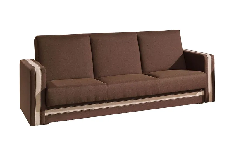 Euforia Bäddsoffa 222x88x89 cm - Brun — Brun