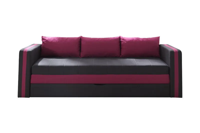 Euforia Soffa 222x75x71 cm - Rosa — Rosa