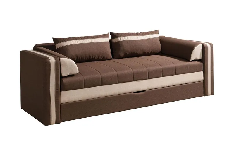 Euforia Soffa 222x75x77 cm - Brun — Brun
