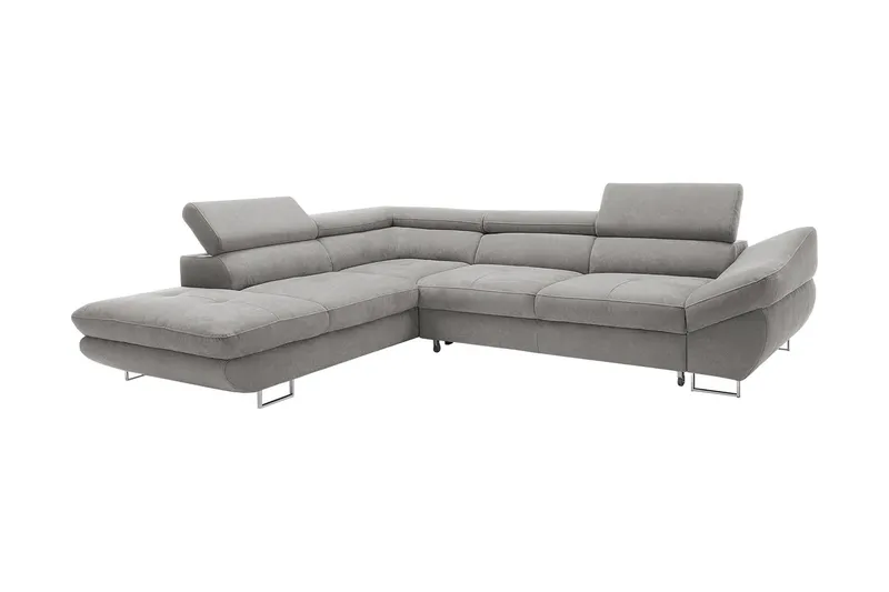 Fabio Divanbäddsoffa 280x235x88 cm - Grå (Art.nr 456301) — Grå